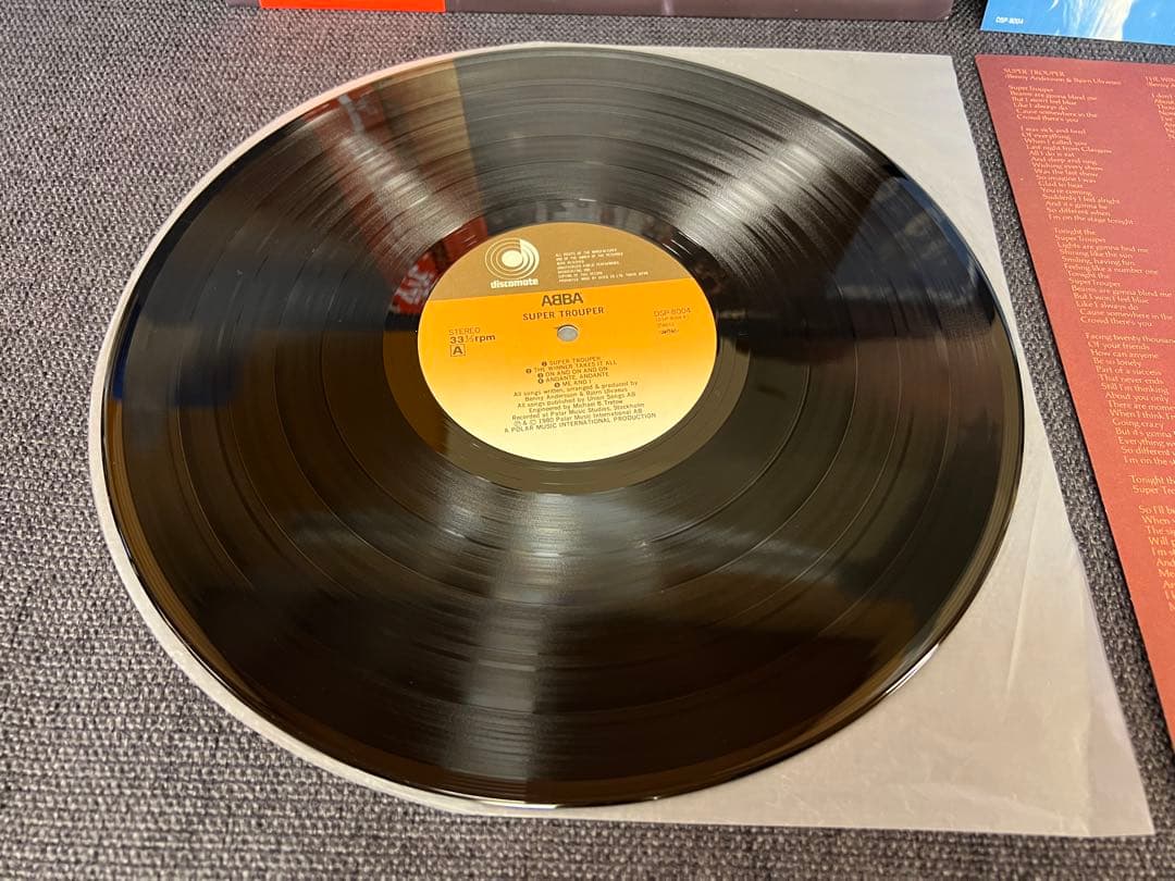 ABBA Super Trouper Vinyl LP Japan Discomate DSP-8004 Obi Included