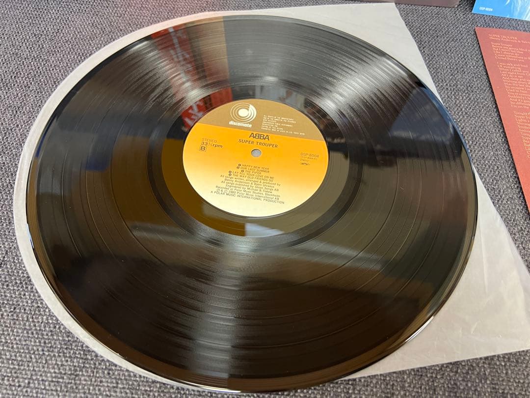 ABBA Super Trouper Vinyl LP Japan Discomate DSP-8004 Obi Included