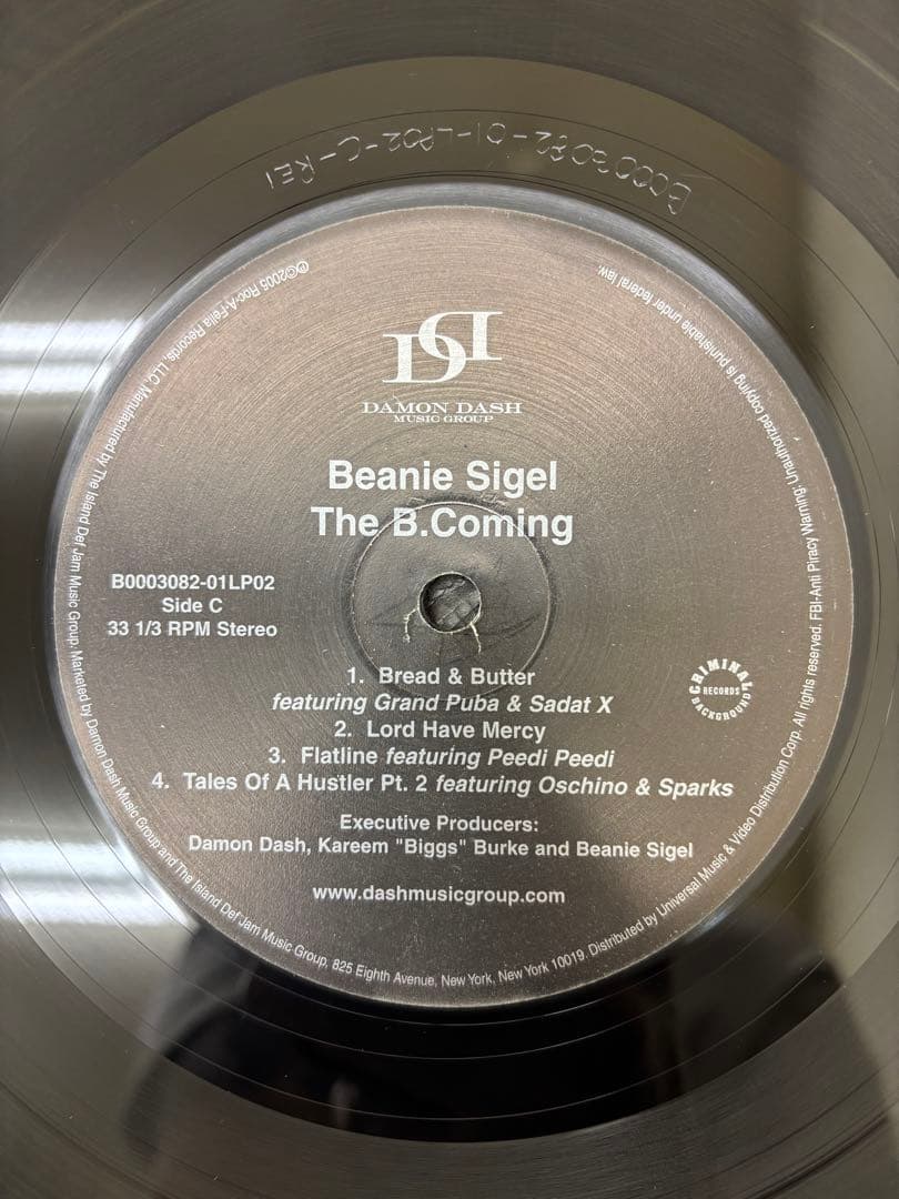 Beanie Sigel The B.Coming 2LP US Original 2005 Roc-A-Fella East Coast Hip Hop