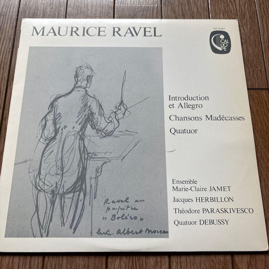 Ravel Complete Chamber Works Vinyl LP Japan Edition Used Very Good | Japansoundstore
