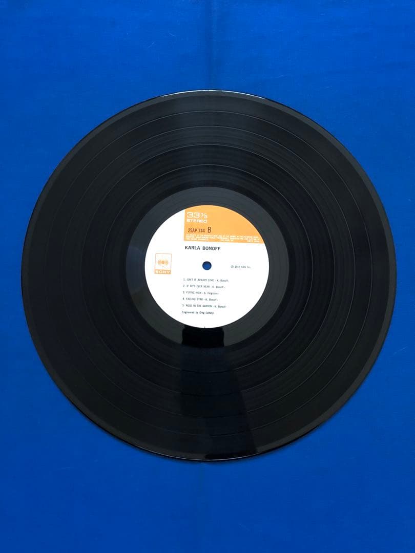 Karla Bonoff - Karla Bonoff Vinyl LP 1977 Japan Pressing w/ Obi & Lyric Sheet