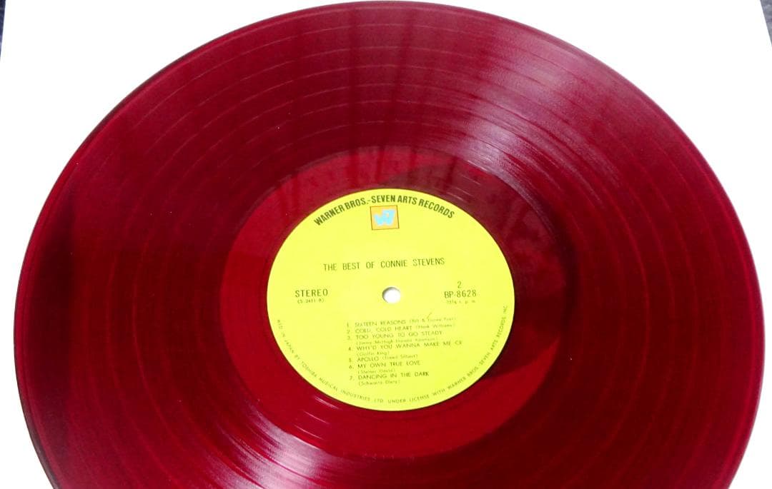 Connie Stevens - The Best Of Connie Stevens LP Red Vinyl Japan w/ Obi
