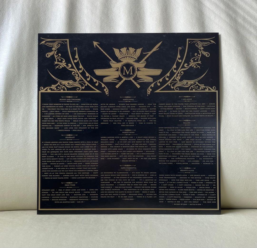 Mastodon – Leviathan LP Gold Translucent Vinyl US Pressing Relapse Records