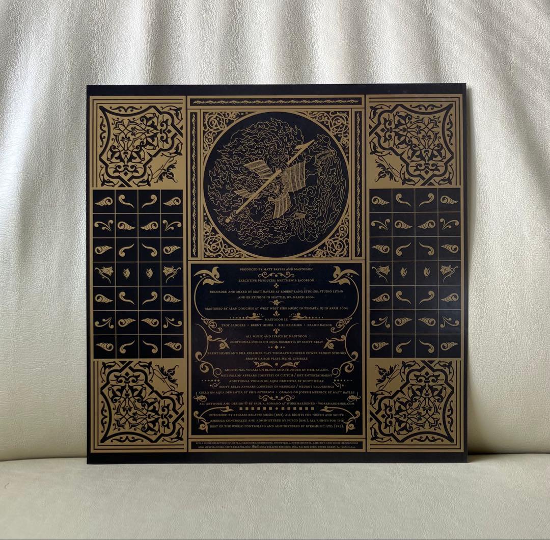 Mastodon – Leviathan LP Gold Translucent Vinyl US Pressing Relapse Records