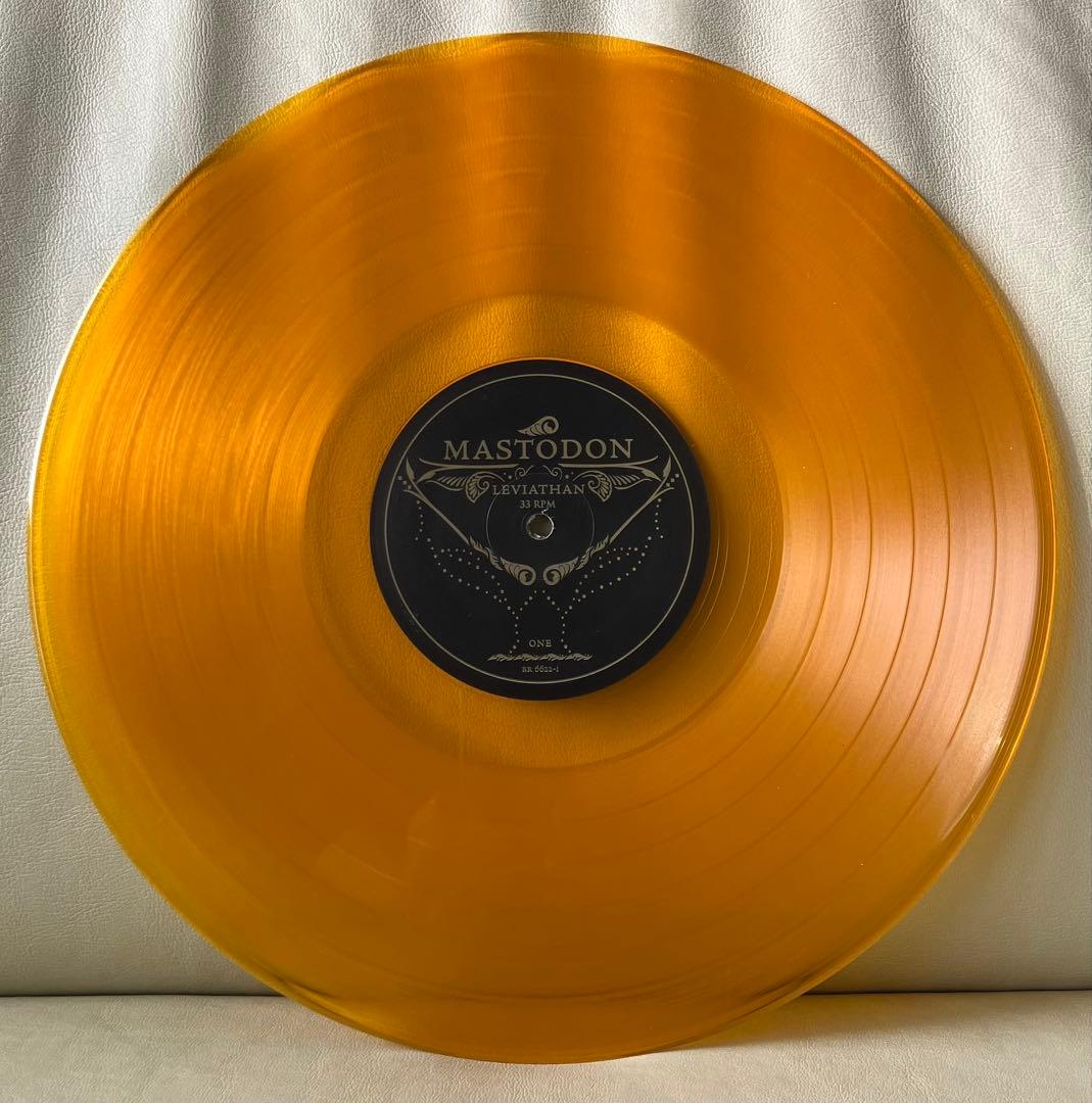 Mastodon – Leviathan LP Gold Translucent Vinyl US Pressing Relapse Records