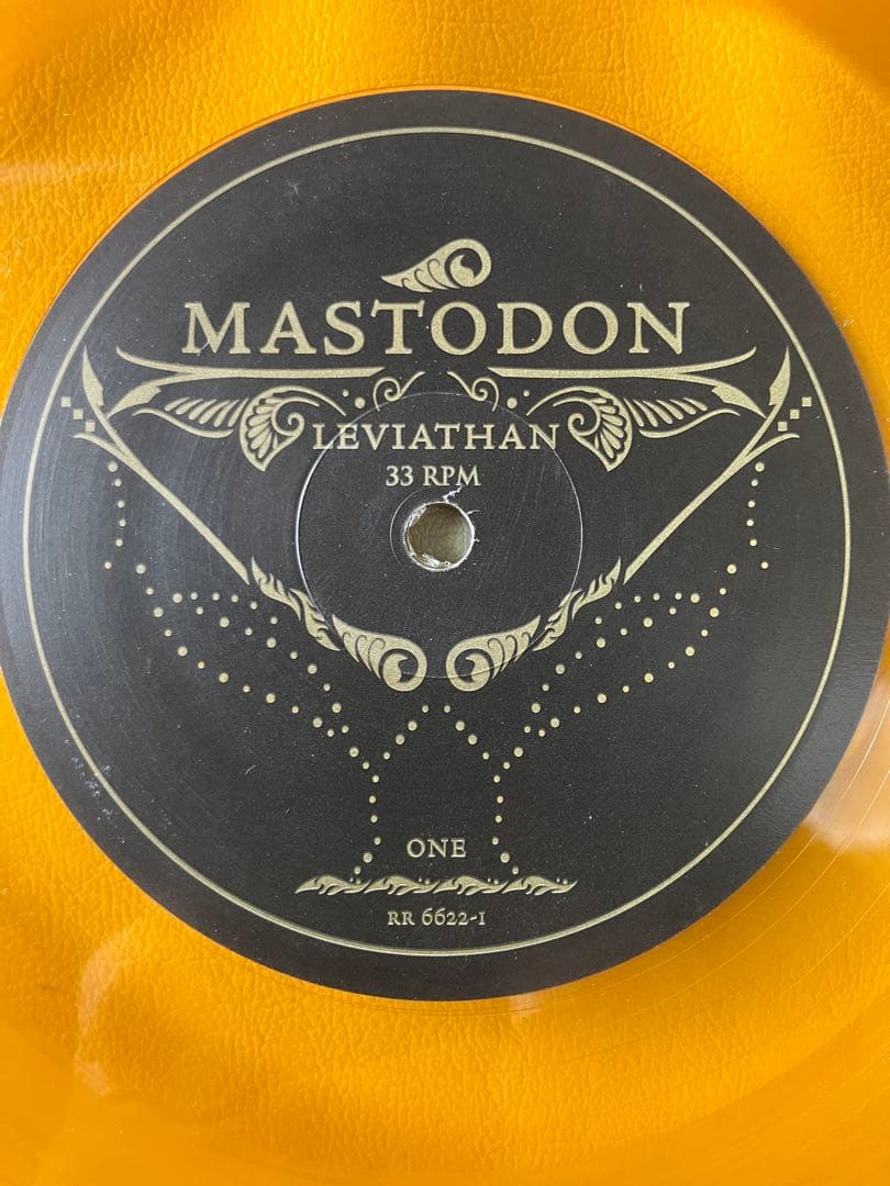 Mastodon – Leviathan LP Gold Translucent Vinyl US Pressing Relapse Records