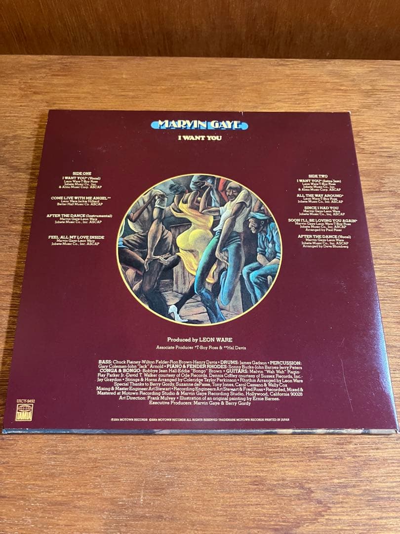 Marvin Gaye I Want You CD Paper Sleeve Japan Press +3 Bonus Tracks UICY-9492
