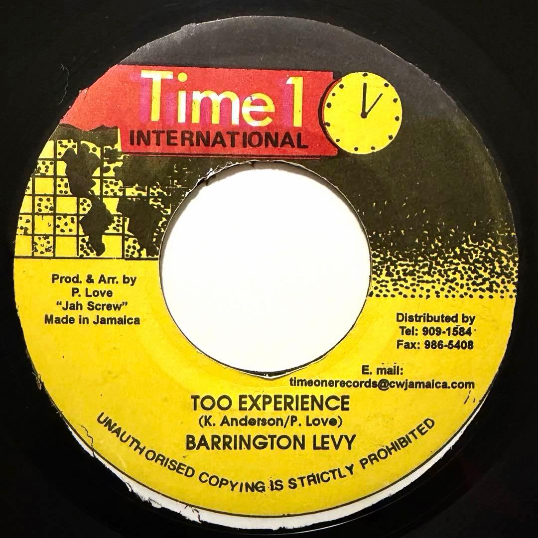 Barrington Levy - Too Experience 7" Vinyl Reggae Time 1 International Jamaica