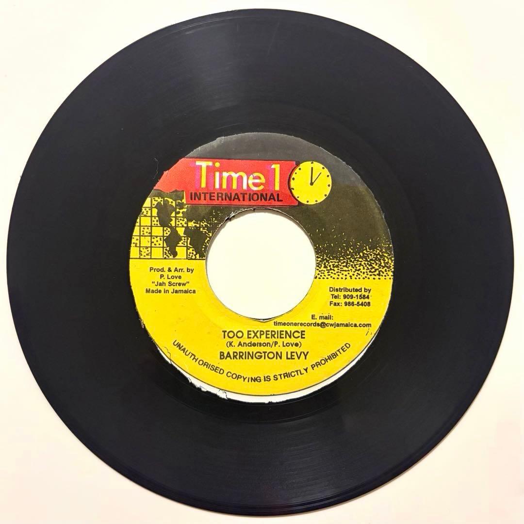Barrington Levy - Too Experience 7" Vinyl Reggae Time 1 International Jamaica