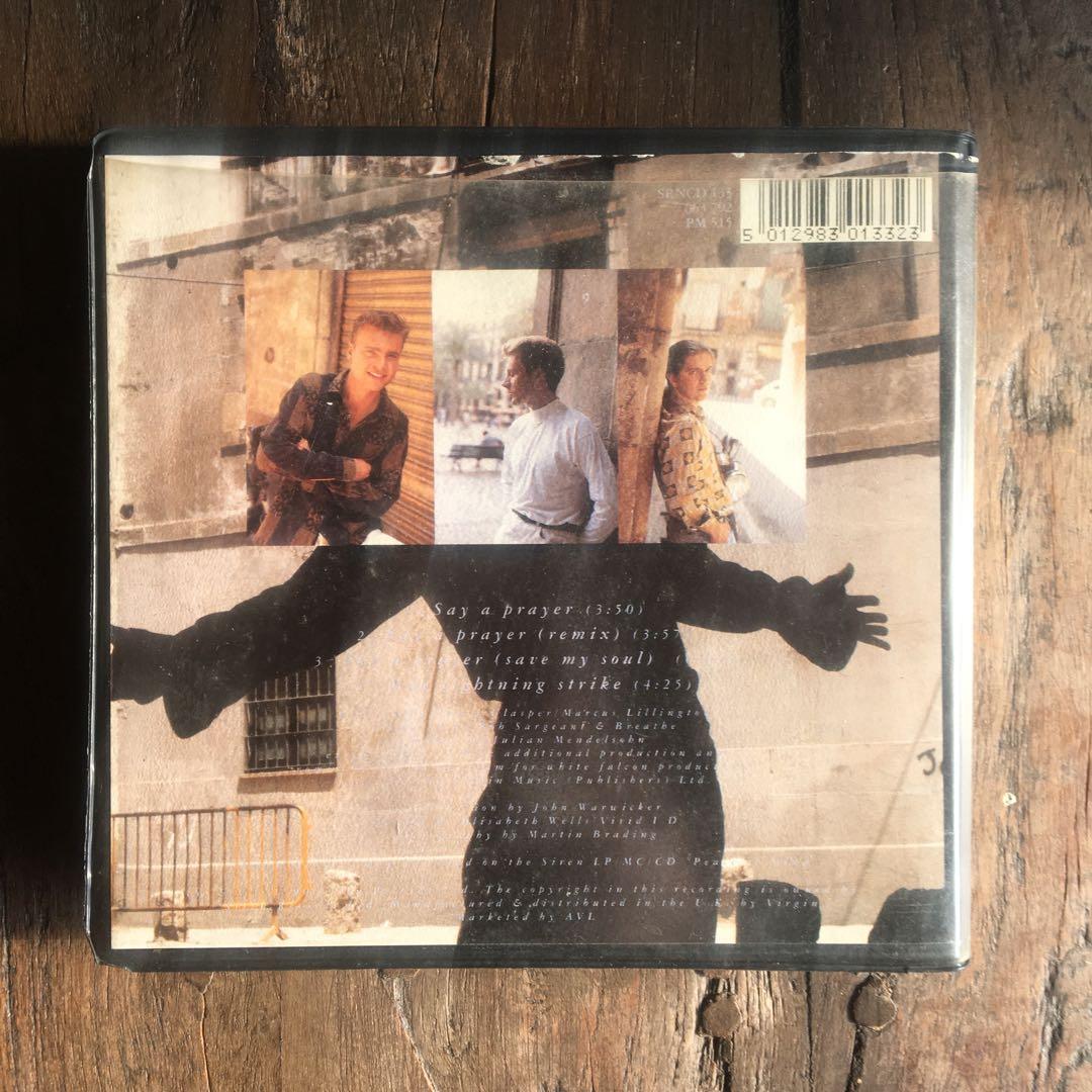 Breathe Say A Prayer Limited Edition Maxi Single CD 1990 UK Press w/ 3 Portraits