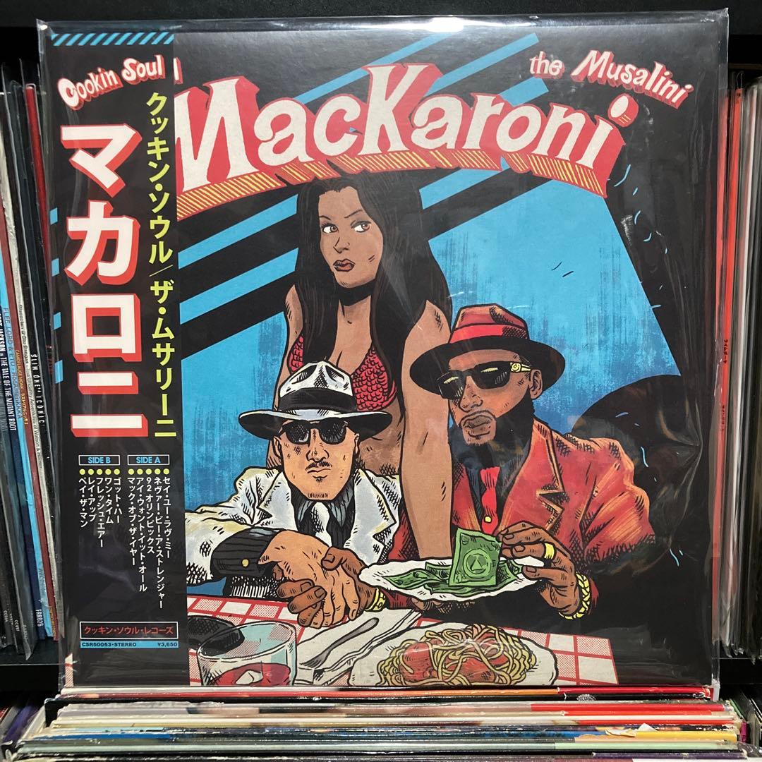Cookin' Soul / The Musalini - Mackaroni LP Vinyl Record Limited Japan Obi