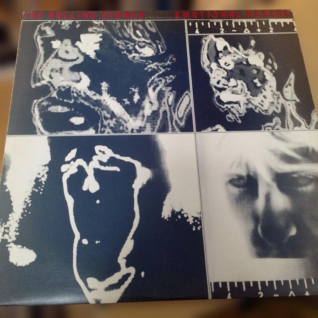 The Rolling Stones - Emotional Rescue LP 1980 UK Original with Poster