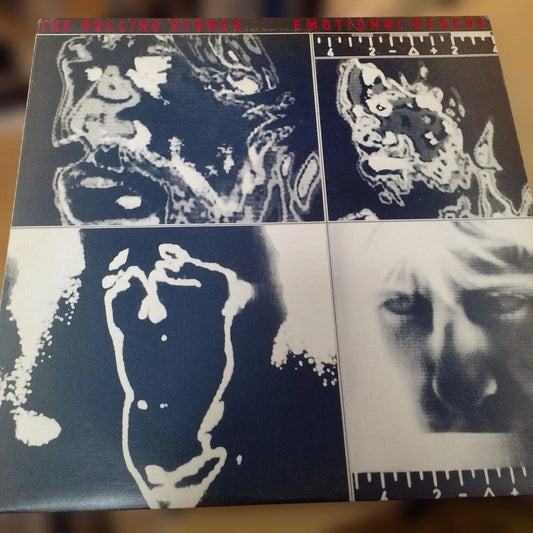The Rolling Stones - Emotional Rescue LP 1980 UK Original with Poster