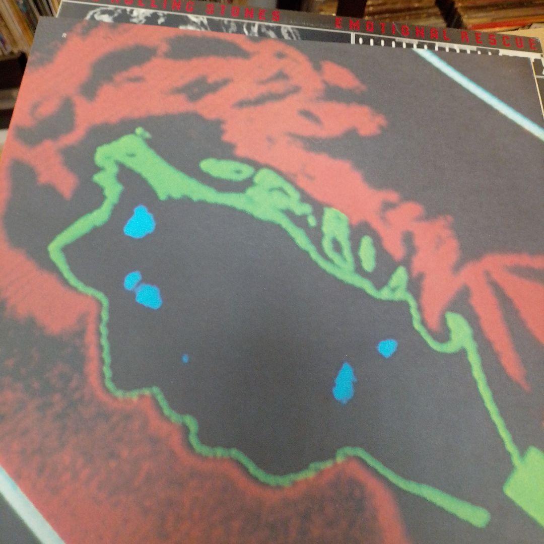 The Rolling Stones - Emotional Rescue LP 1980 UK Original with Poster