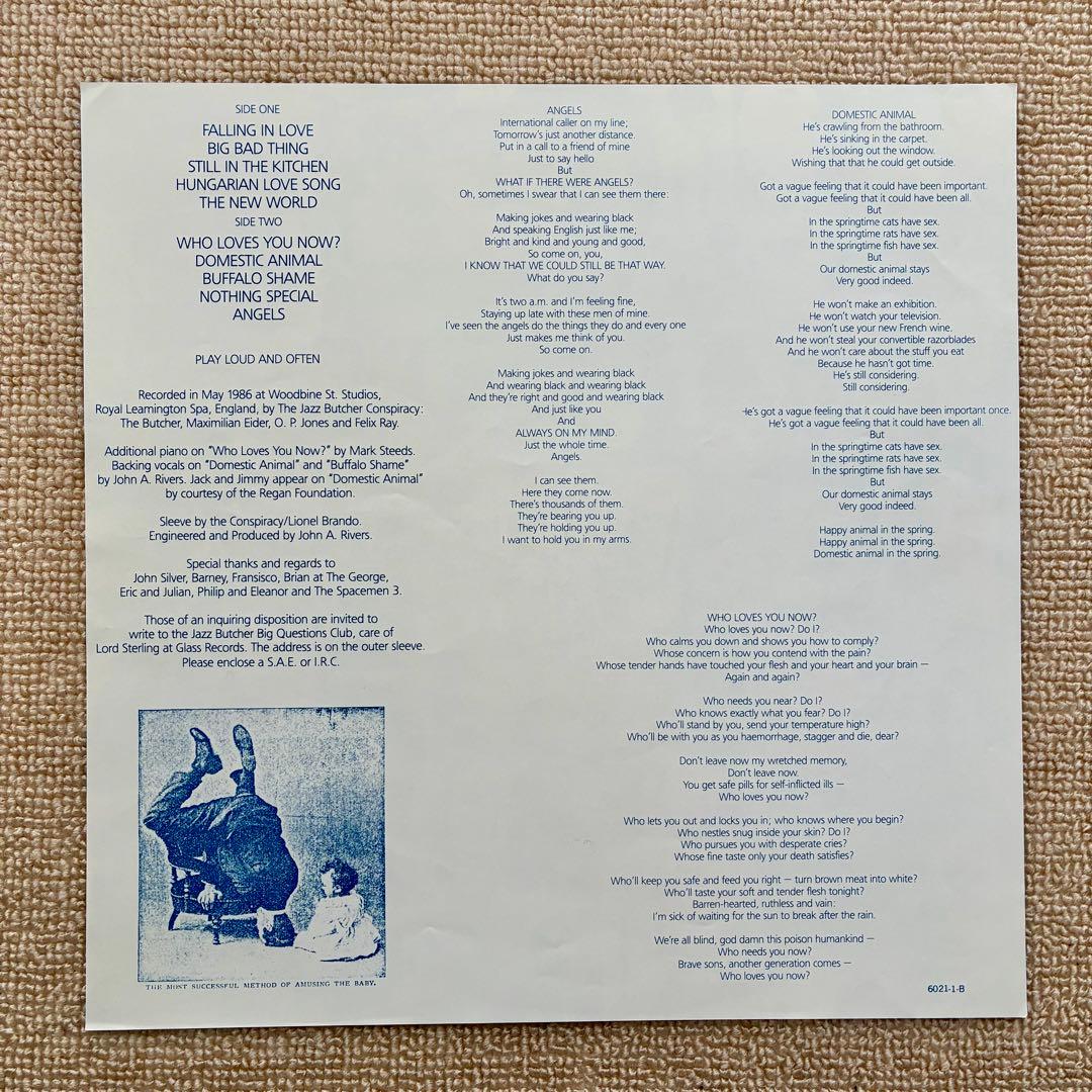 The JAZZ BUTCHER Conspiracy Distressed Folk Blue Vinyl Record Album  Wave Indie | Japansoundstore