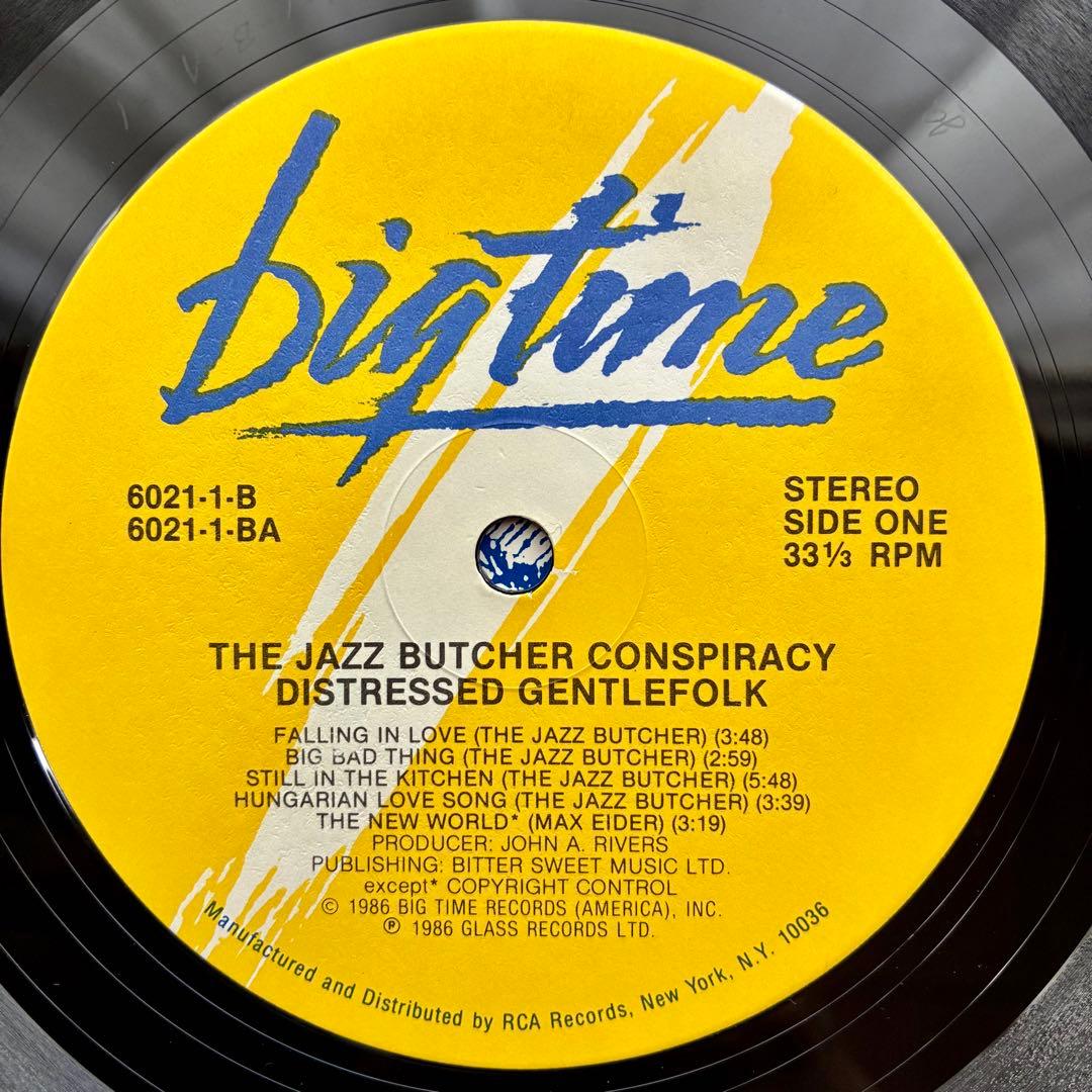 The JAZZ BUTCHER Conspiracy Distressed Folk Blue Vinyl Record Album  Wave Indie | Japansoundstore
