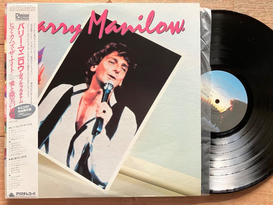 Barry Manilow Double Platinum 2LP Set Even Now & Here Comes The Night Japan Obi