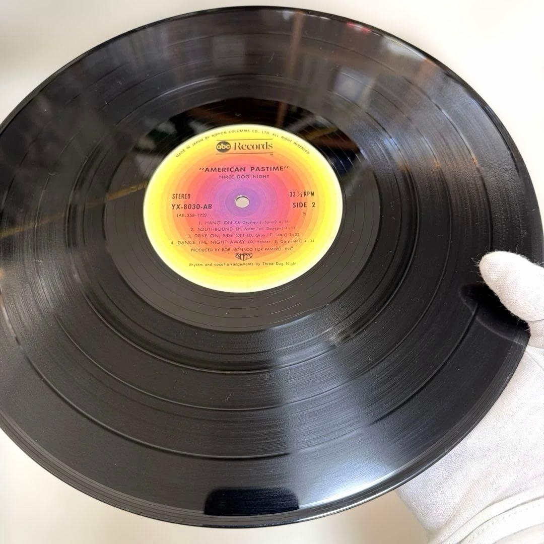 Three Dog Night American Pastime LP Japan Pressing w/ Obi Vinyl Record