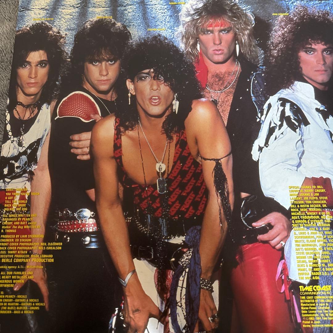 RATT - Ratt EP 1983 Japan Vinyl LP Record Time Coast P-6203