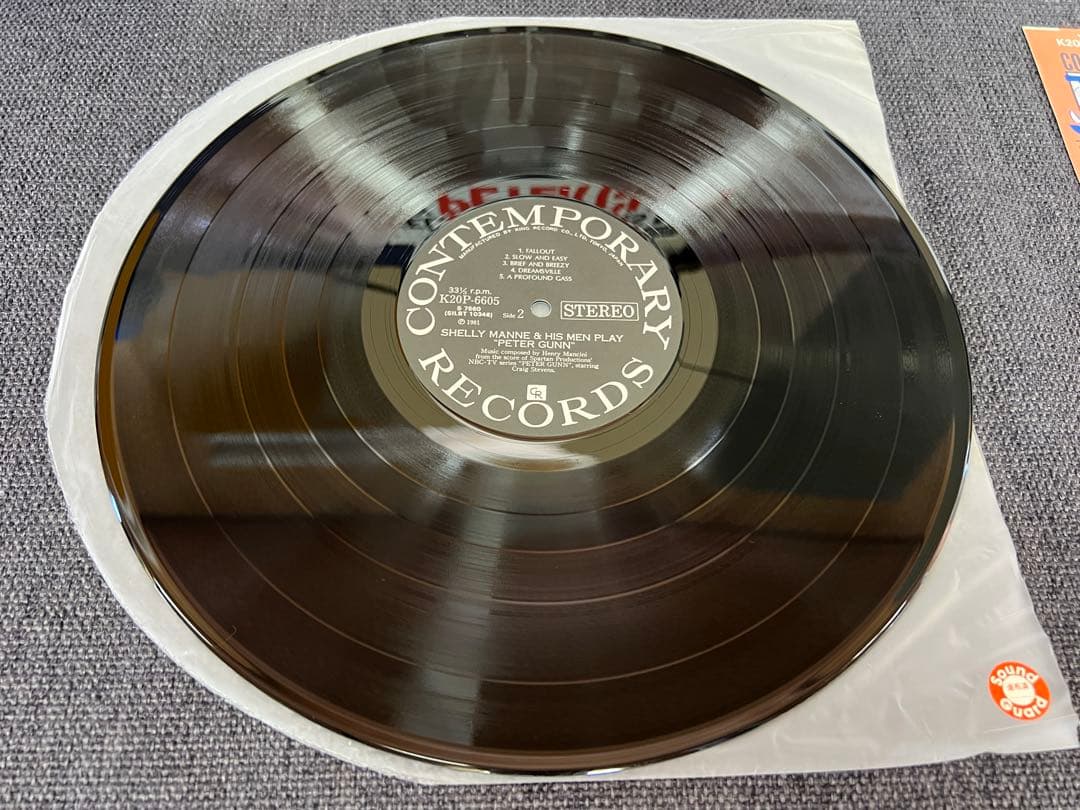 Shelly Manne Peter Gunn 1981 LP with Obi Jazz Collectible NM Very Good | Japansoundstore