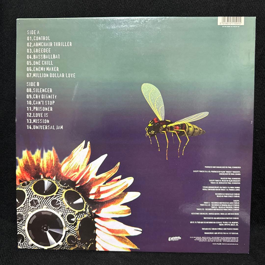Dub War - Wrong Side of Beautiful Vinyl LP 1996 Earache Records MOSH159