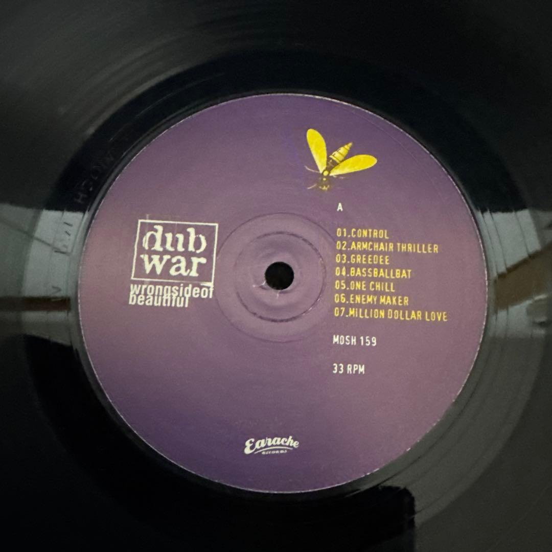 Dub War - Wrong Side of Beautiful Vinyl LP 1996 Earache Records MOSH159
