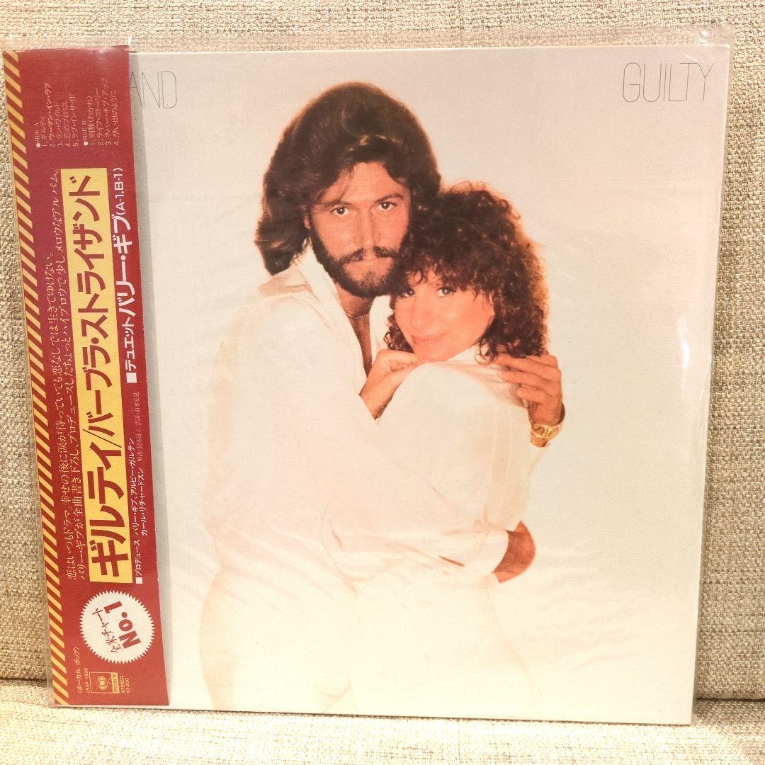 Barbra Streisand & Barry Gibb - Guilty - Vinyl LP Album, Japan Pressing, Obi