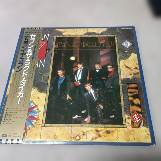 Duran Duran Seven And The Ragged Tiger Japan LP Vinyl Record w/ Obi
