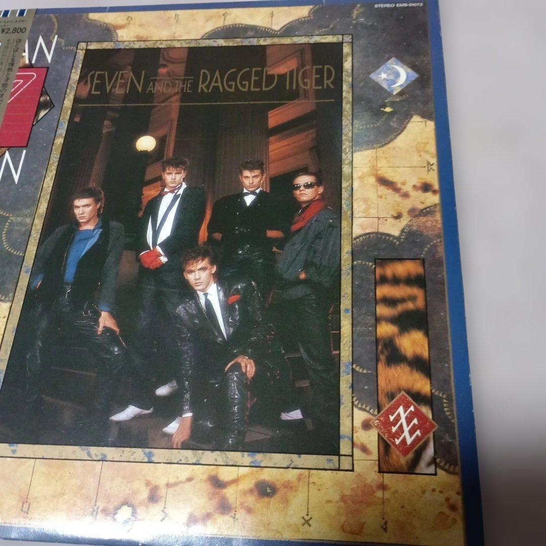Duran Duran Seven And The Ragged Tiger Japan LP Vinyl Record w/ Obi