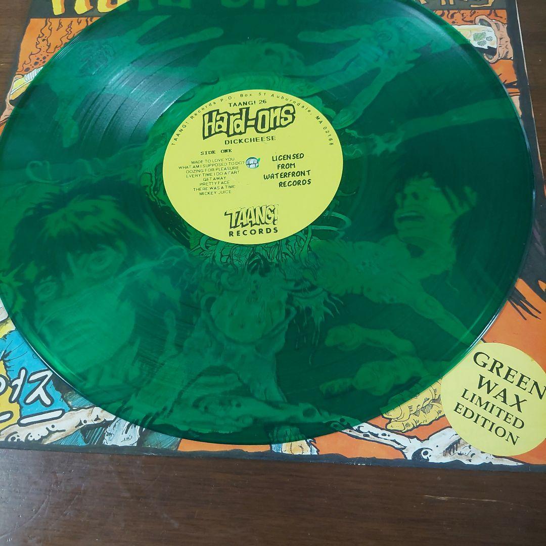 Hard-Ons Dickcheese LP Green Vinyl Limited Edition Taang! Records Punk Rock