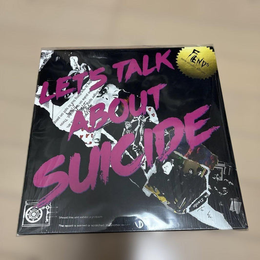 The Fiends! Let's Talk About Suicide LP Record Black Used | Japansoundstore
