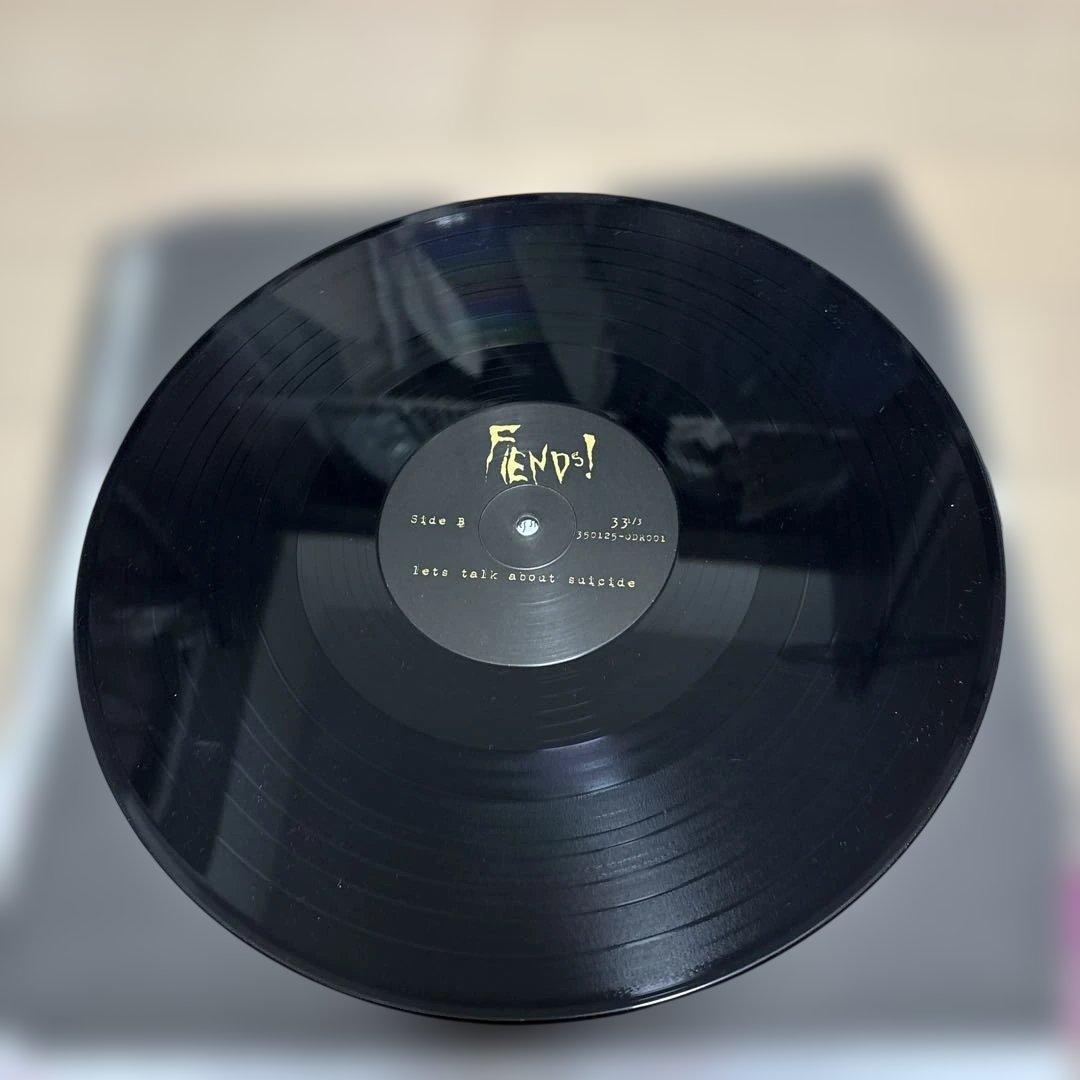 The Fiends! Let's Talk About Suicide LP Record Black Used | Japansoundstore
