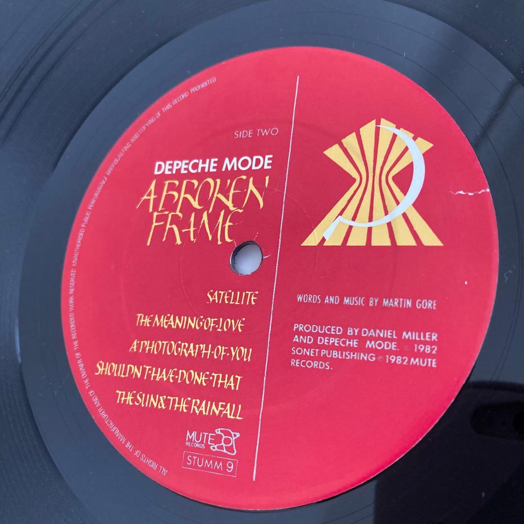 Depeche Mode A Broken Frame Vinyl LP 1982 Synth-Pop Classic Mute STUMM 9