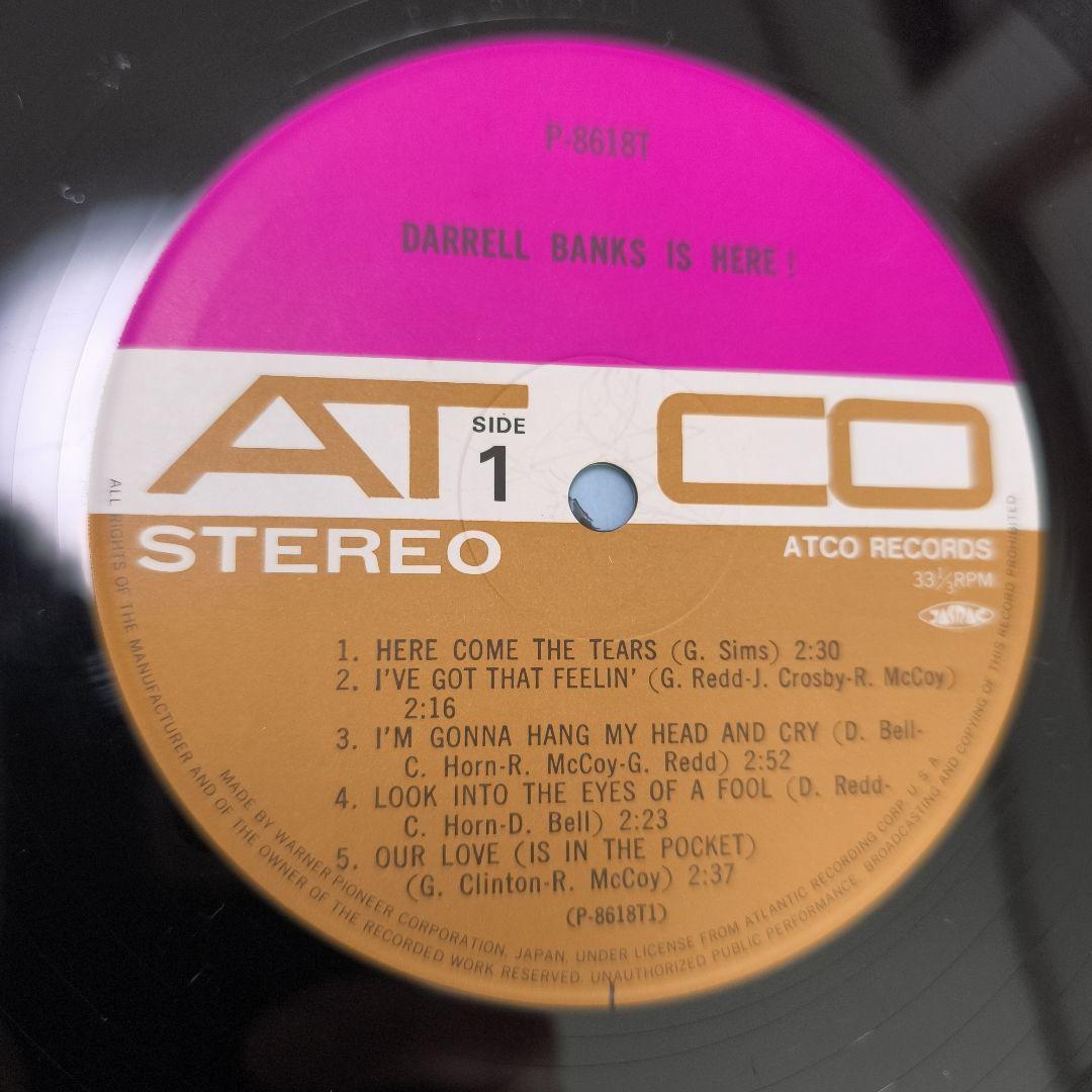 Darrell Banks - Darrell Banks Is Here! Vinyl LP Japan Soul Record P-8618T