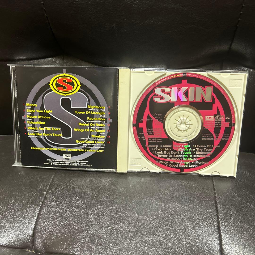 SKIN - Skin CD Japan Press 1994 Hard Rock Bonus Tracks