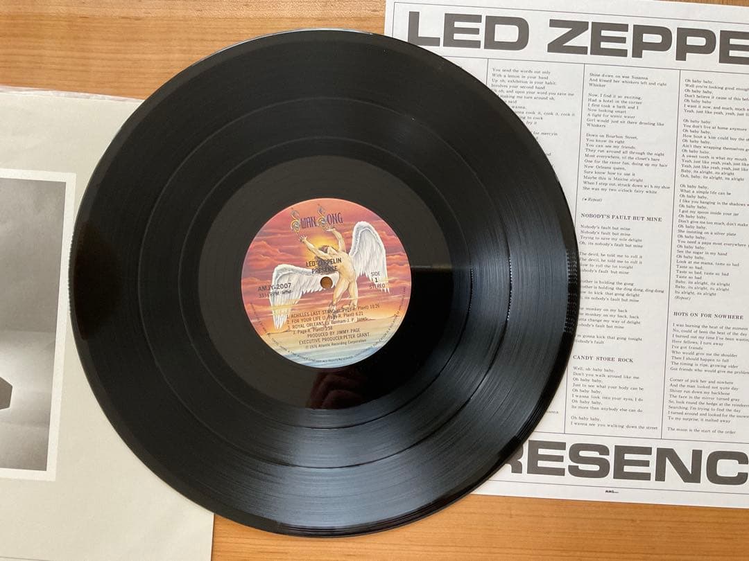 Led Zeppelin - Presence, Rare Japan LP, Obi, 1976 Rock Classic, Vinyl Record