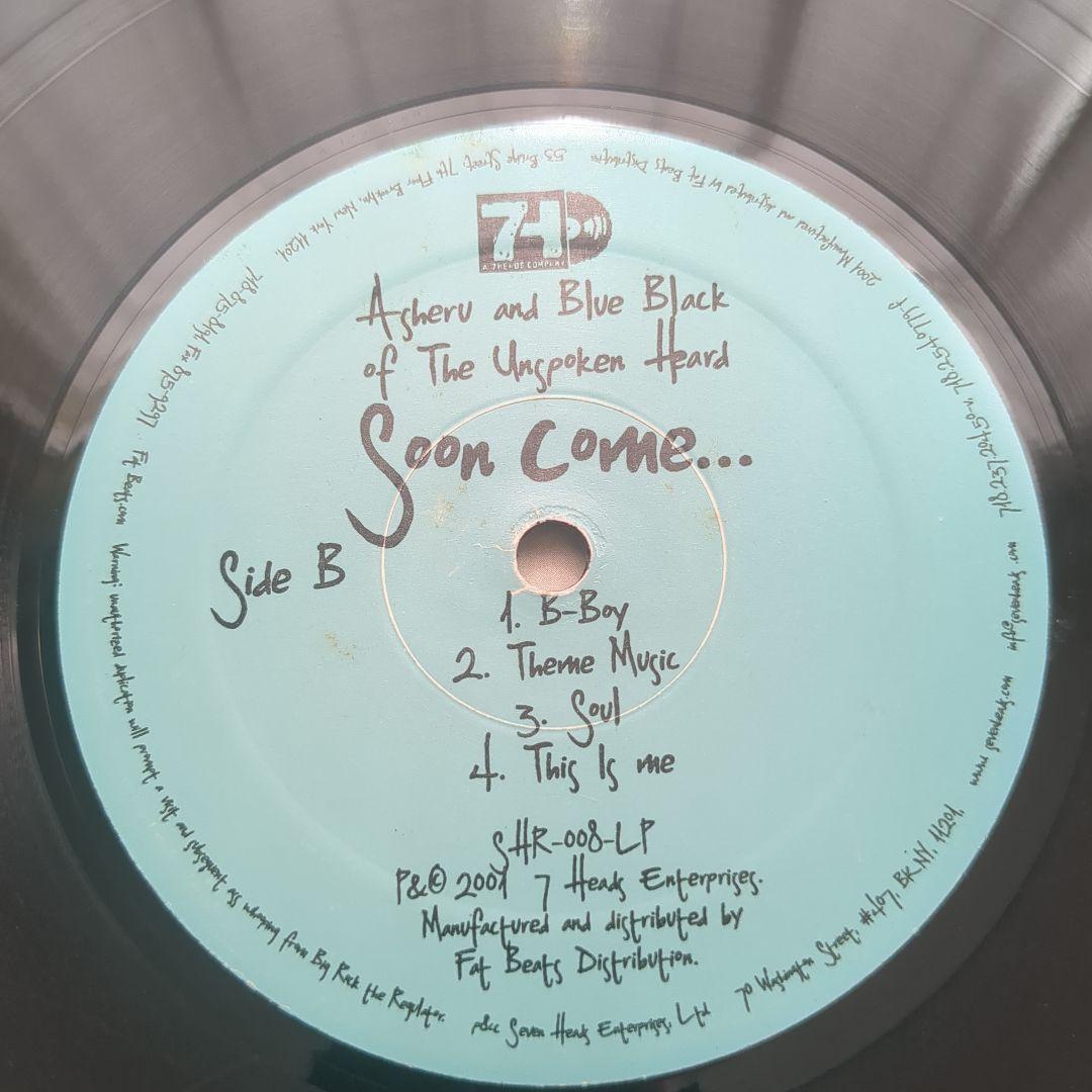 Asheru & Blue Black - Soon Come... 2LP Original 2001 US Underground Hip Hop