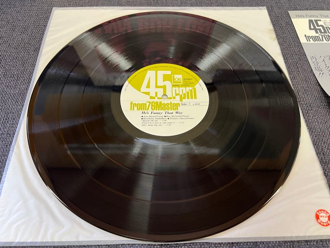 Ann Burton - He's Funny That Way - Japan 45rpm High-Fidelity LP LDC-3005