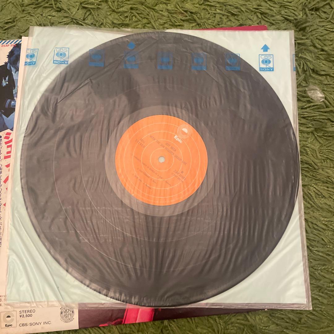 Jeff Beck with The Jan Hammer Group - Live Wire LP Japan 1977 w/ OBI