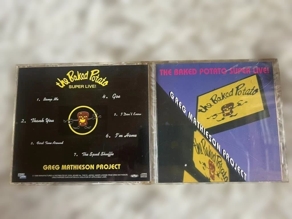 Greg Mathieson Project The Baked Potato Super Live! CD Japan Press OBI 1998