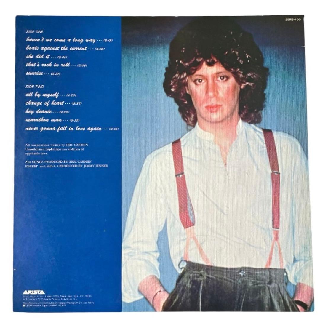 Eric Carmen - The Best of Eric Carmen LP Vinyl Record with OBI Japan Arista