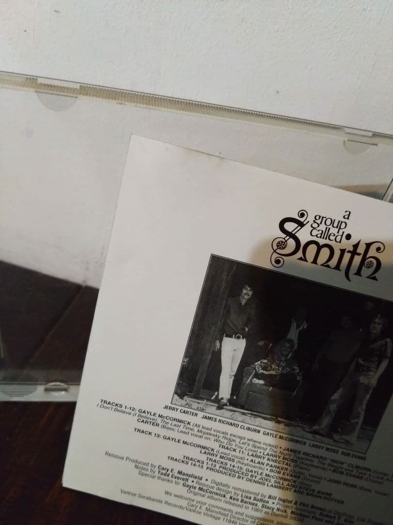 SMITH A Group Called Smith CD 1994 Varese Sarabande Press Rare Soul Rock