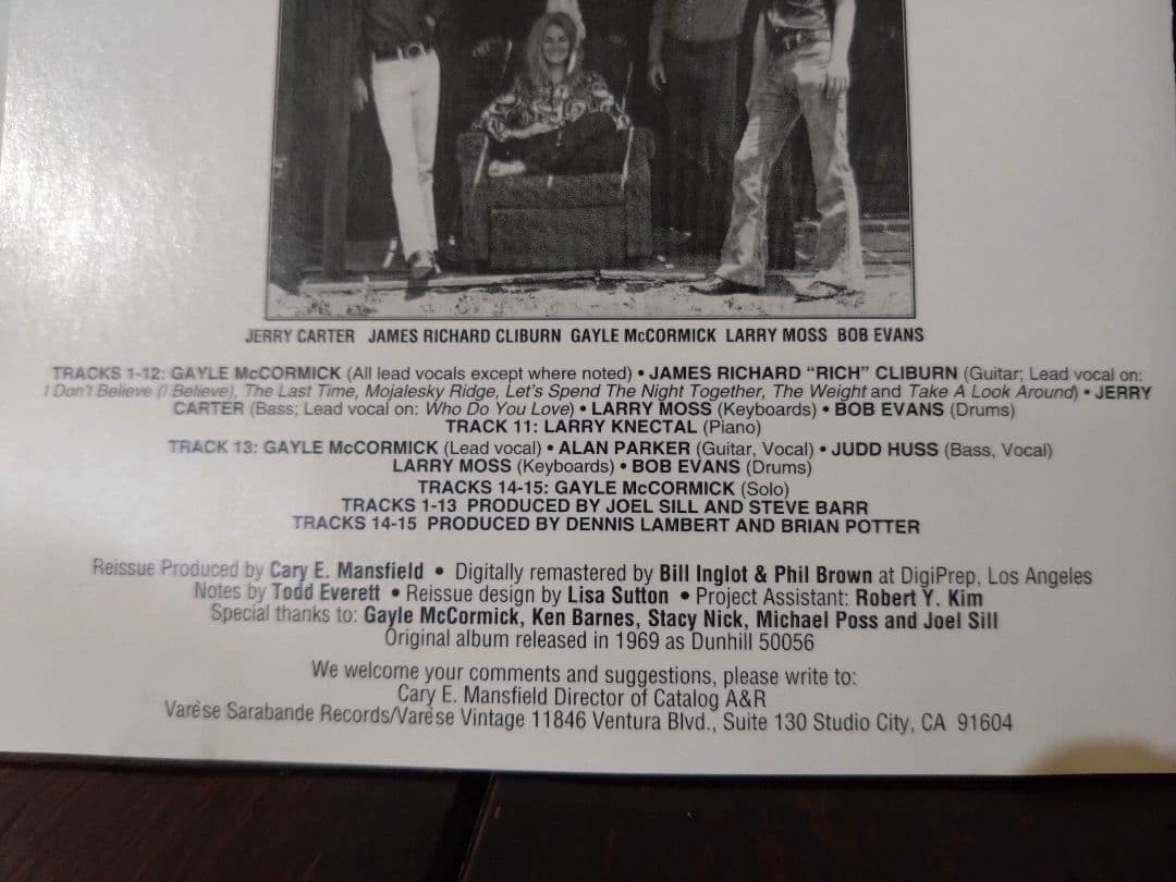 SMITH A Group Called Smith CD 1994 Varese Sarabande Press Rare Soul Rock