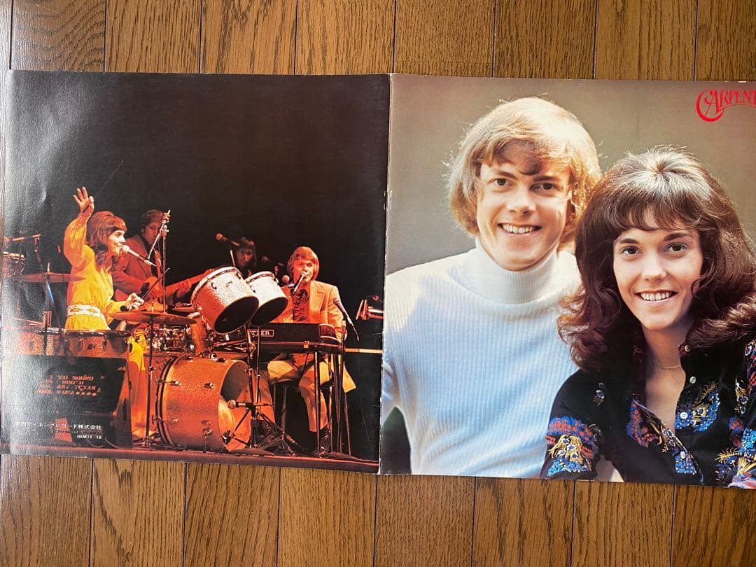 Carpenters GEM 15-16 2LP Vinyl Record Set Japan Pop Vocal w/ Poster