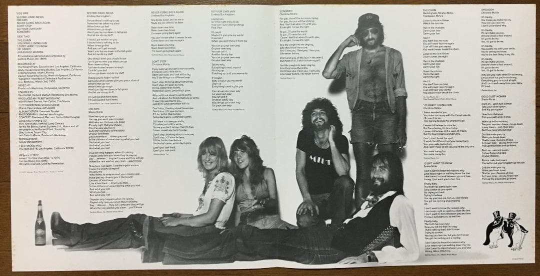 Fleetwood Mac - Rumours LP Vinyl Record Japan Pressing with Obi Strip