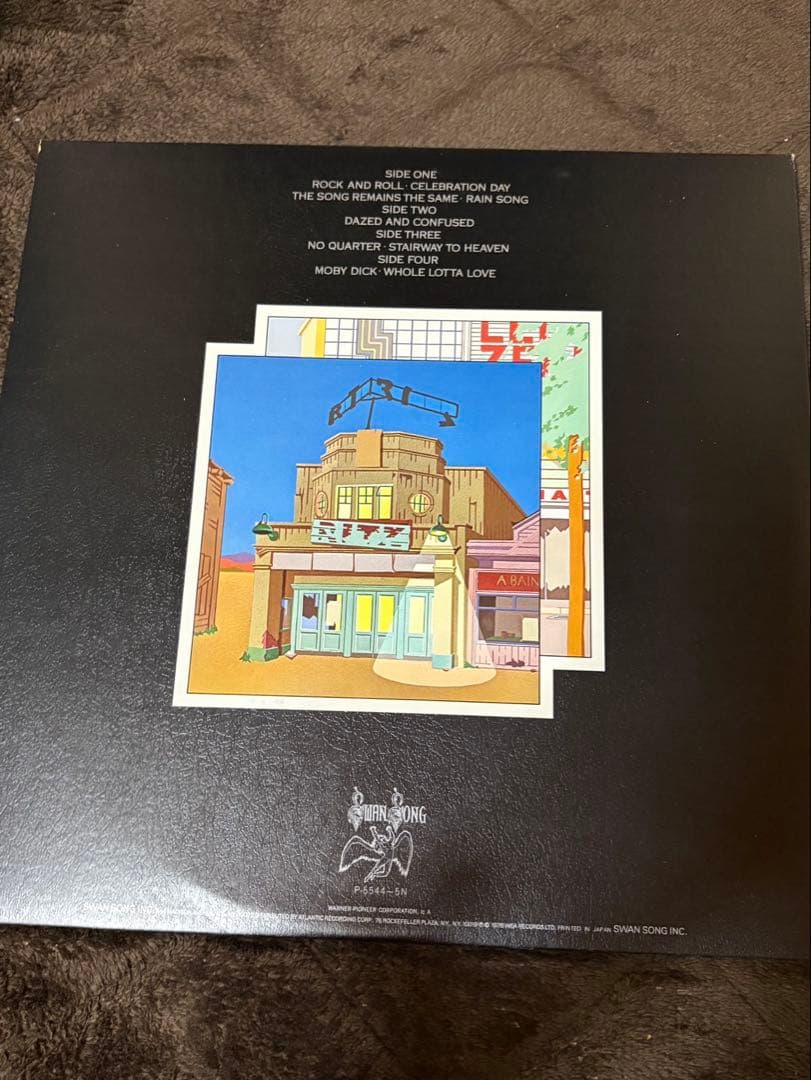 Led Zeppelin - The Song Remains The Same 2LP Vinyl Japan w/ Obi P-6544-5N