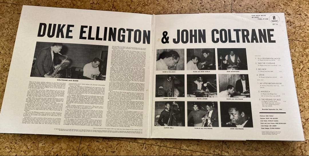 Duke Ellington & John Coltrane LP Jazz Impulse! Vinyl Record Japan Import