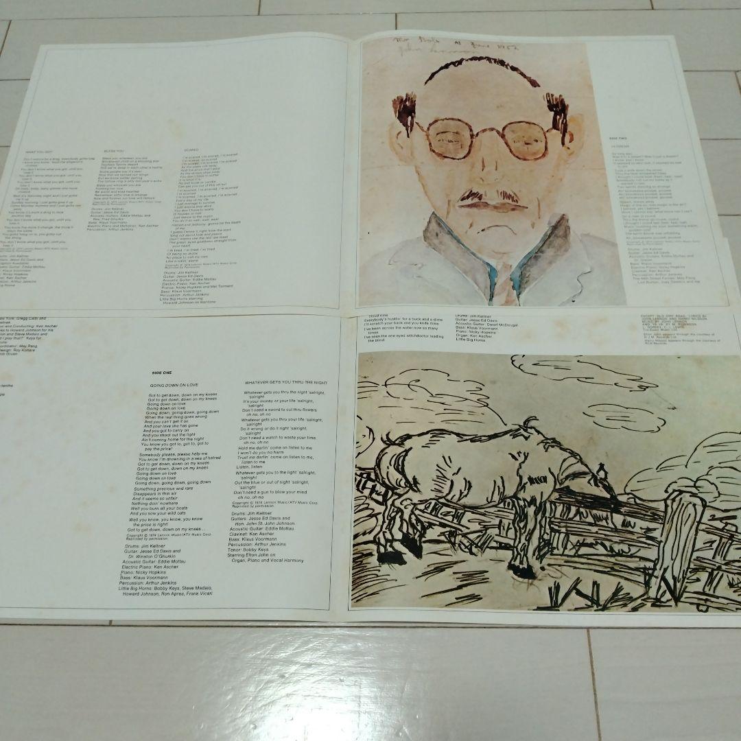 John Lennon Walls and Bridges LP 1974 Japan Apple EAS-80065 Vinyl