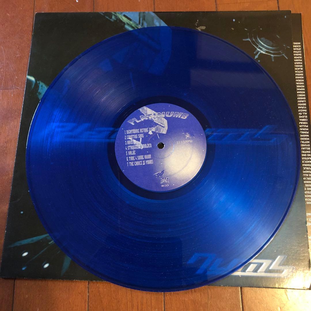PlatiNumb Rare Blue Vinyl LP Japan Import Electronic Beats Record