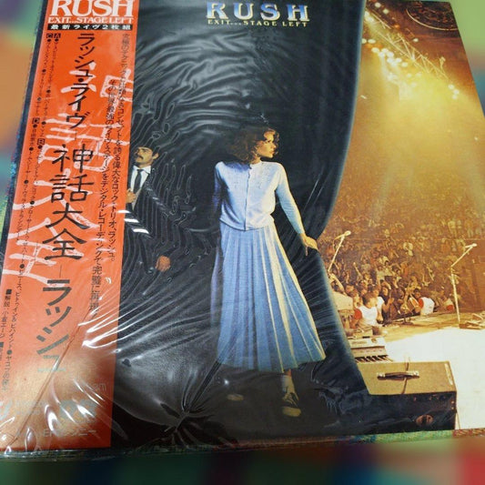 Rush Exit Stage Left Live Album 2LP Near Mint with Obi | Japansoundstore